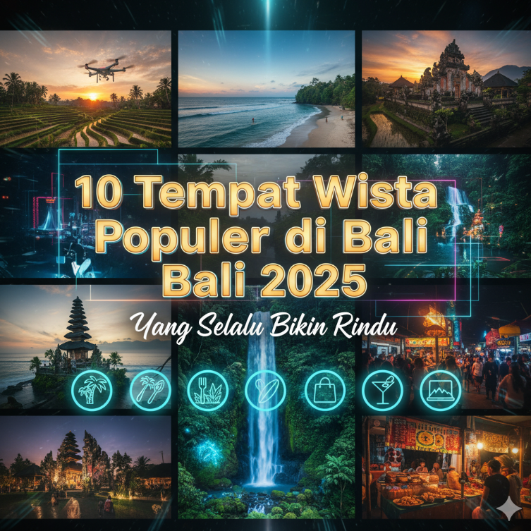 10 tempat wisata di Bali 2025 yang populer dan wajib dikunjungi wisatawan